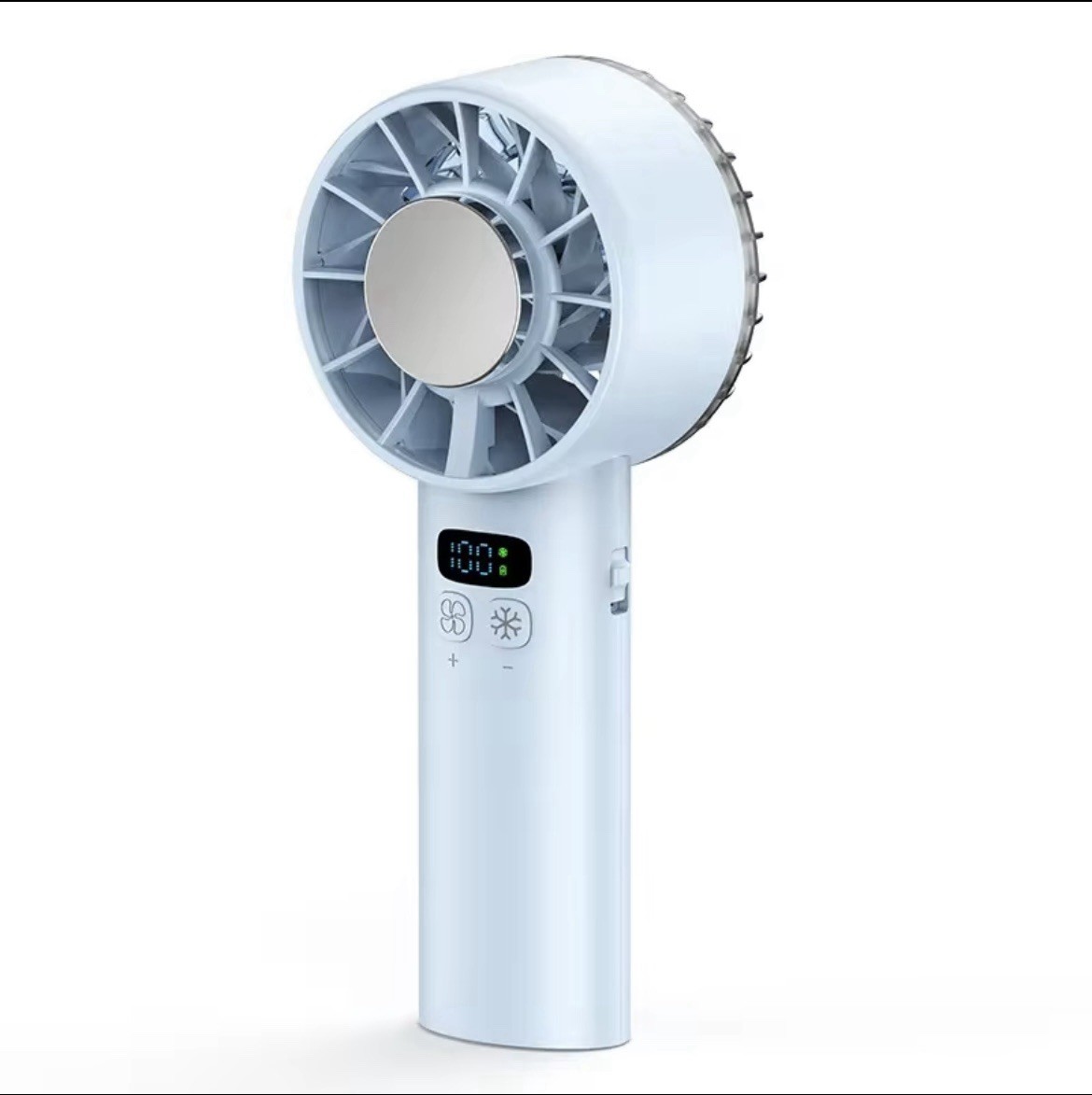 Ventilateur portable 2-en-1 rafraîchissement glacé mini ventilateur USB