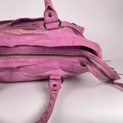 Balenciaga 2-way leather hand and shoulder bag in pink women Used Japan - 第 12/17 張圖片