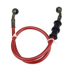 Motorcycle Hydraulic Brake Oil Hose, Universal Clutch Oil Pipe Braided 60cm