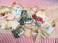 primitive christmas decor christmas tags christmas tree tags present tags