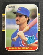 1987 Donruss Rafael Palmeiro Baseball Rookie Card (RC) #43 Cubs OF VG O/C. rookie card picture