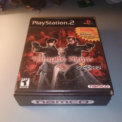 Vampire Night Guncon 2 Bundle (Sony PlayStation 2, 2001) NO GAME / BOX & GUN