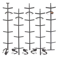 Outdoor Full Step Climbing Stick Ladder for Tree Stands, Deer Hunting Gear 25 ft