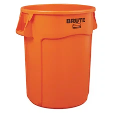 Rubbermaid Commercial 2119308 Brute 32 Gal Round Heavy Duty Plastic Can,