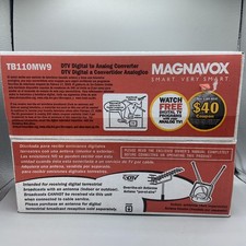 NEW FACTORY SEALED Magnavox DTV Digital To Analog SDTV Converter Box TB110MW9A