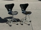 1/2 Fritz Hansen Serie 7 Drehstuhl 3117 / 3217 Chair Desk