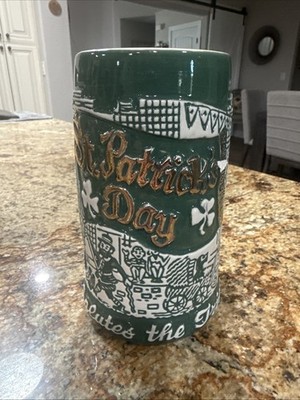 Hamm's CERAMARTE St. Patricks Day O'Hamms Beer Stein / Mug ~ 1974 ~ Numbered