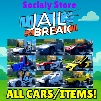 [ ONLINE] JailBreak CARS/ITEMS!  HYPERCHROMS, LIMITED CARS, SAFE NO BAN!  