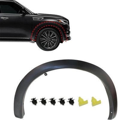 Front Passenger Fender Trim Molding, Fit for Infiniti QX80 2014-2022, QX56 20...