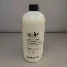 Philosophy Purity Made Simple One Step Facial Cleanser 32 oz New & Sealed W/Pump