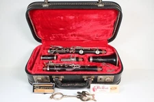 Vintage Evette Wood Clarinet Made by Buffet Paris – w/ Case & Accessories