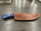 Customized Damascus Fixed Blade Knife Blue — photo 7