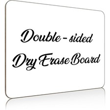Dry Erase Board 9x12 Inch Small Whiteboard Mini Marker Board for Students Office