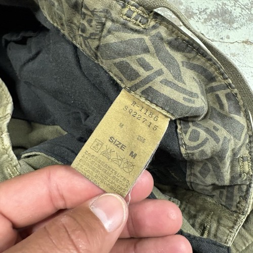 Vintage Y2K Canvas Cargo Pants Men’s Size 32x32 Streetwear Grunge Olive Green, $16.19 - Photo 12