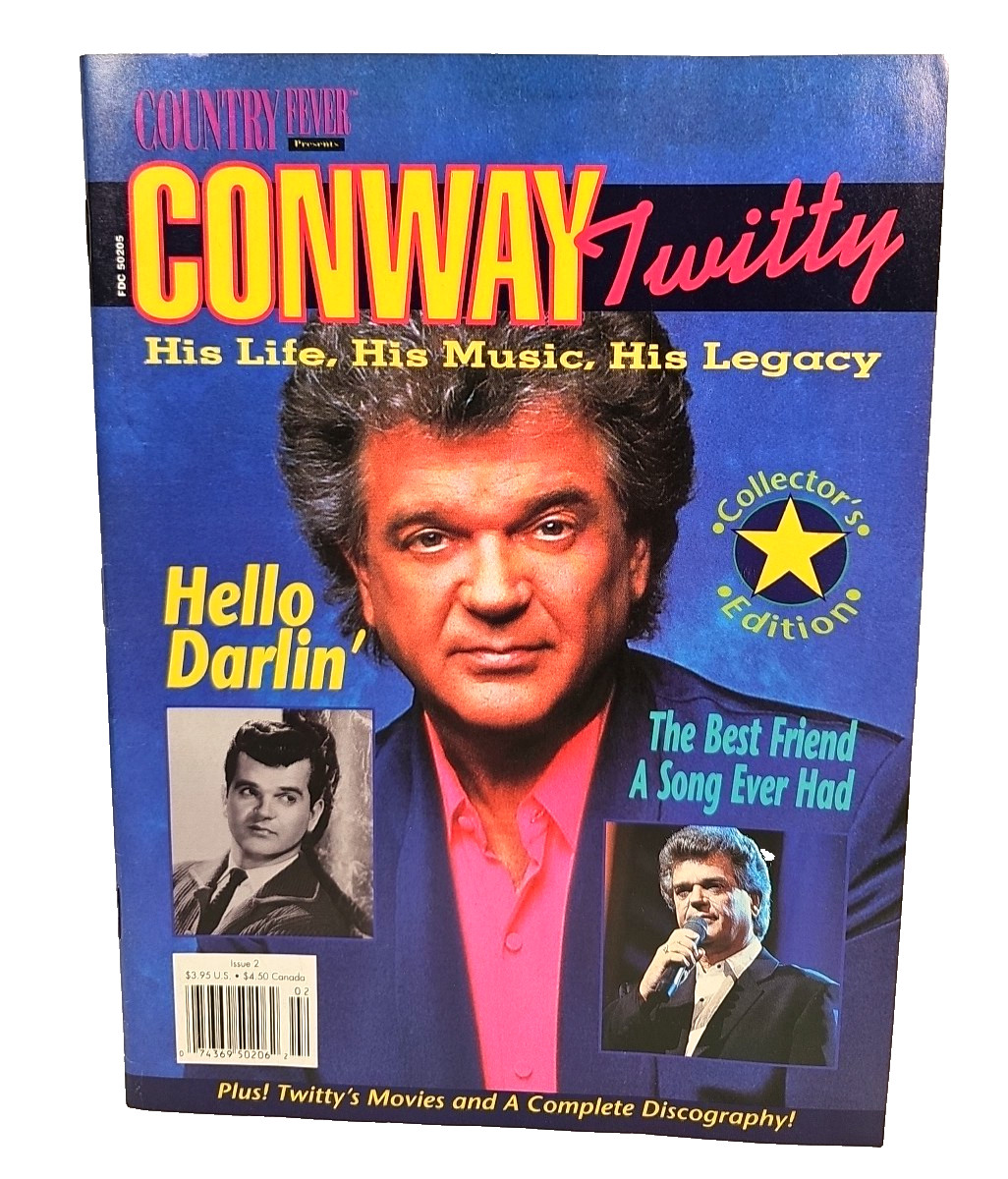 CONWAY TWITTY Collector's Edition  1993 Country Fever Magazine Issue 2 Tribute