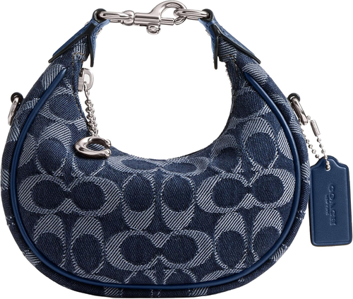 Coach Women's Washed Denim Signature Jonie Bag - Picture 7 of 7