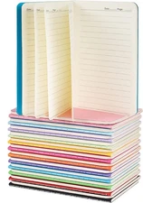 Small Lined Notepads Bulk 3.5 x 5.5 Inches, 36 Packs Lined&colorful Cover 