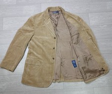 Polo Ralph Lauren Mens Blazer Sport Corduroy Casual Suits Button Jacket Size XL