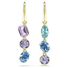 Swarovski Gema drop earrings Mixed cut