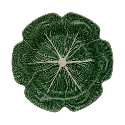 Bordallo Pinheiro, Cabbage Green Charger Plate, Set of 2 (12''D)