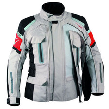 A PRO TURATEK GIACCA MOTO TOURING SPORT GRIGIO TAGLIA XL