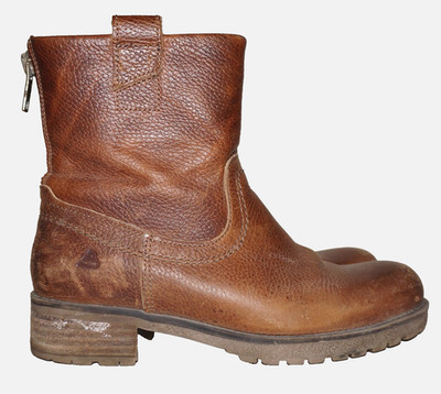 Women's BULLBOXER Rustic Tan Leather MOLLY #7243637 Ankle Boots US 9