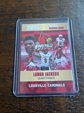 2016 College Rookie Card Lamar Jackson. rookie card picture
