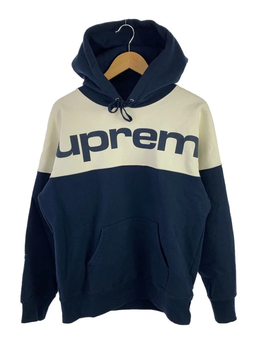 Sweat à capuche Supreme bleu marine M occasion