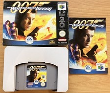 Thumbnail of ebay&reg; auction 188506345411 | N64 Nintendo 64 007 Die Welt ist nicht genug in OVP mit Anl. + Schutzh. pal dt.