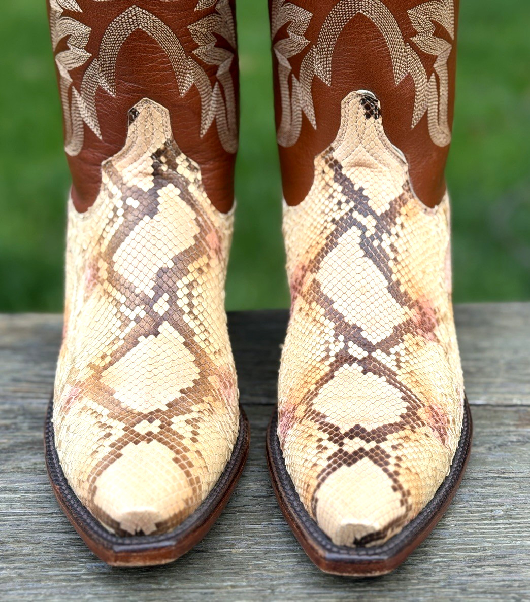 Lucchese Classics Handmade Python Snakeskin Sz 7B… - image 4