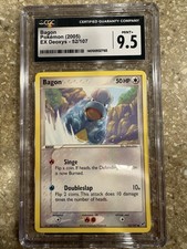 Pokemon EX Deoxys TCG Card Bagon 52/107 CGC MINT+ 9.5. on eBay