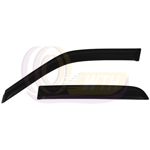 Window Roof Visor Vent Rain Guards Black Deflector For 1997-2001 Honda CR-V - Picture 4 of 12