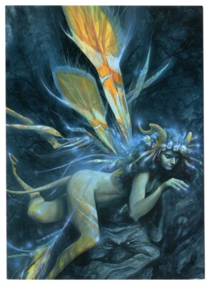 New BRIAN FROUD Good Faeries Bad Faeries ''LITTLE NELL'' FAIRY POSTCARD ART PRINT