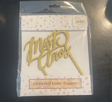 Mis Quince A os Gold Glitter Cake Topper