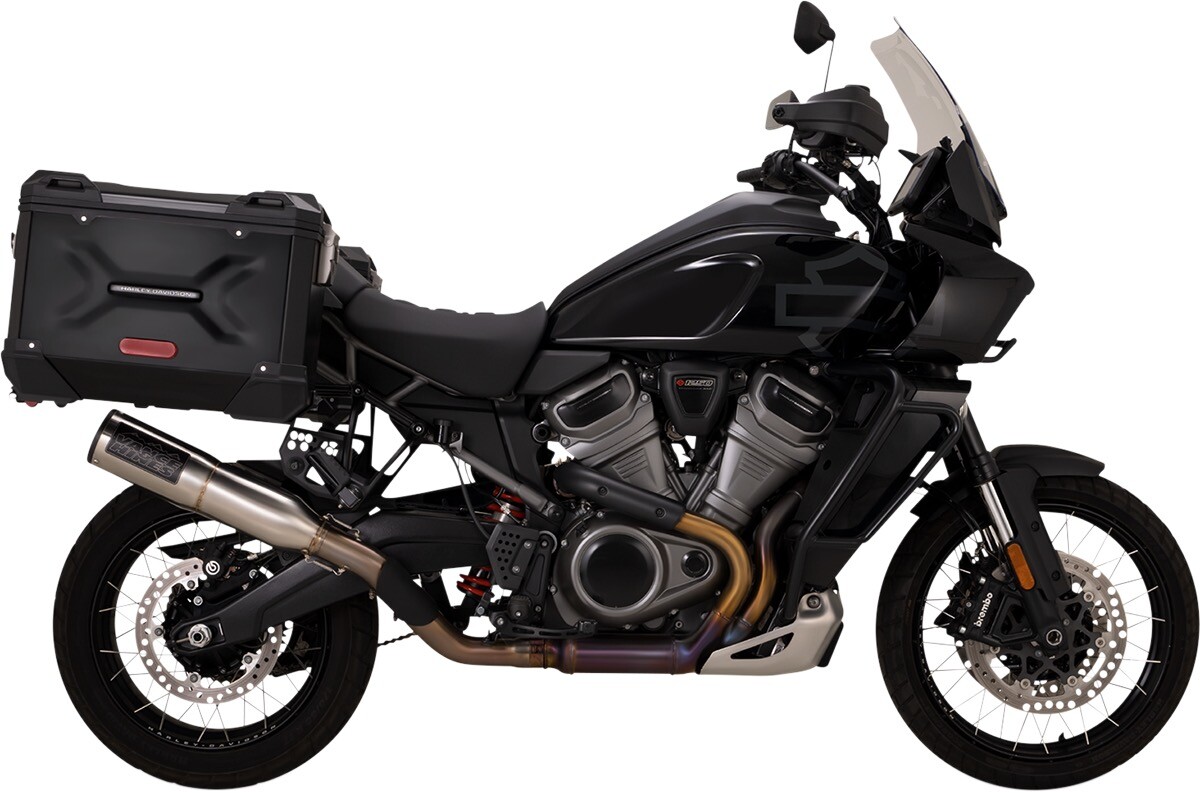 パンアメリカ1250 Vance＆Hines Vance & Hines Hi-Output Black Exhaust Muffler 2021-2023