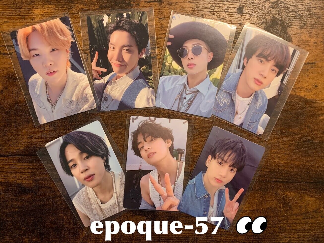 BTS 2021 Louis Vuitton Photocards 