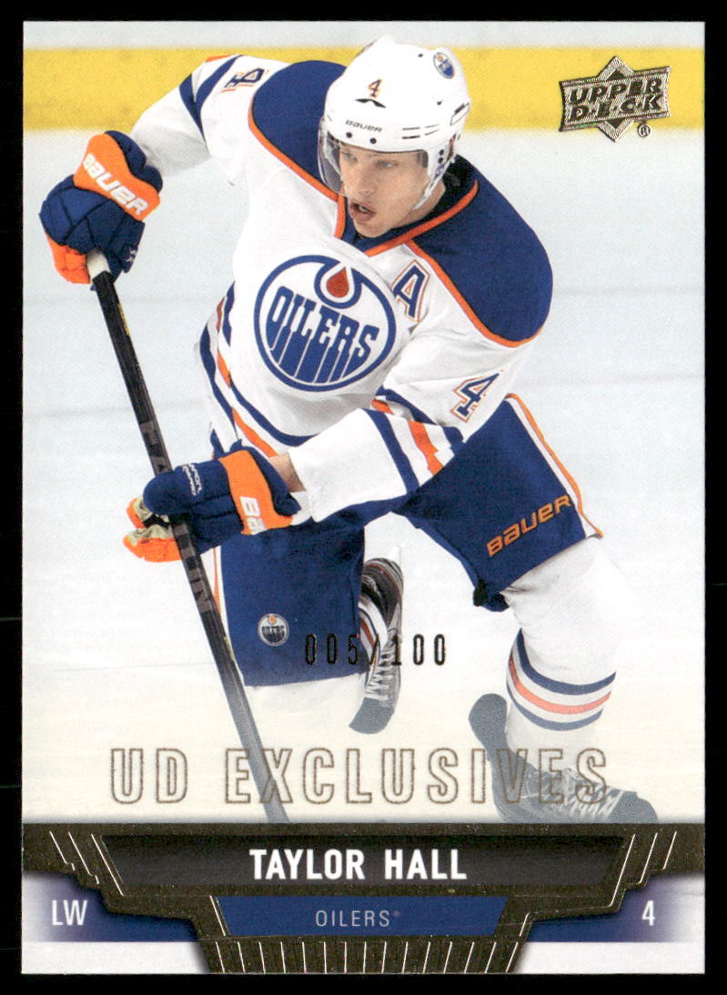 2013 Upper Deck Taylor Hall 161 UD Exclusives  SN100
