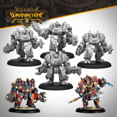 Steamforged Games Warmachine Khador Annihilators Command Cadre KDR291