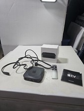 Apple TV 3rd Generation 8 GB A1469 HD Media Streamer Remote  Power Cord Tested
