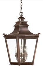 Troy lighting Dorchester 3 Light 11 inch English Bronze Outdoor Pendant