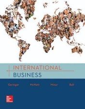 International Business - Standalone book, USED-Good, Geringer, Michael,McNett, J