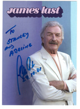 James Last Signed Postcard / Autographed German Composer