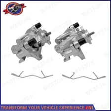 2PCS Rear Side Brake Caliper w/Bracket for 2013-22 Ford Edge Escape Lincoln MKC