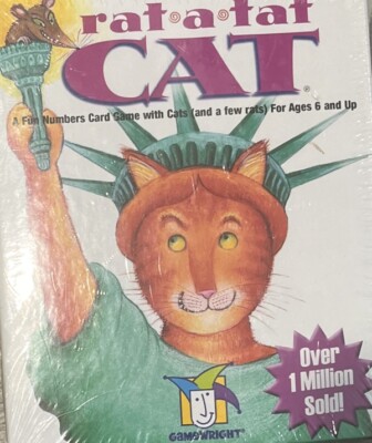 Rat A Tat Cat Fun Numbers Card Game Award Winning Mensa Gamewright
