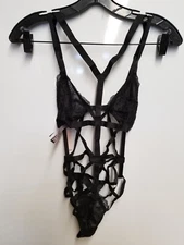 Victoria's Secret 11207725 The Do-Not-Disturb Teddy Sz XL - Black