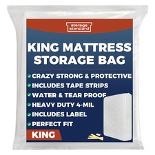King Mattress Bags for Moving  Storage, 100 x 80 x 15 Inches