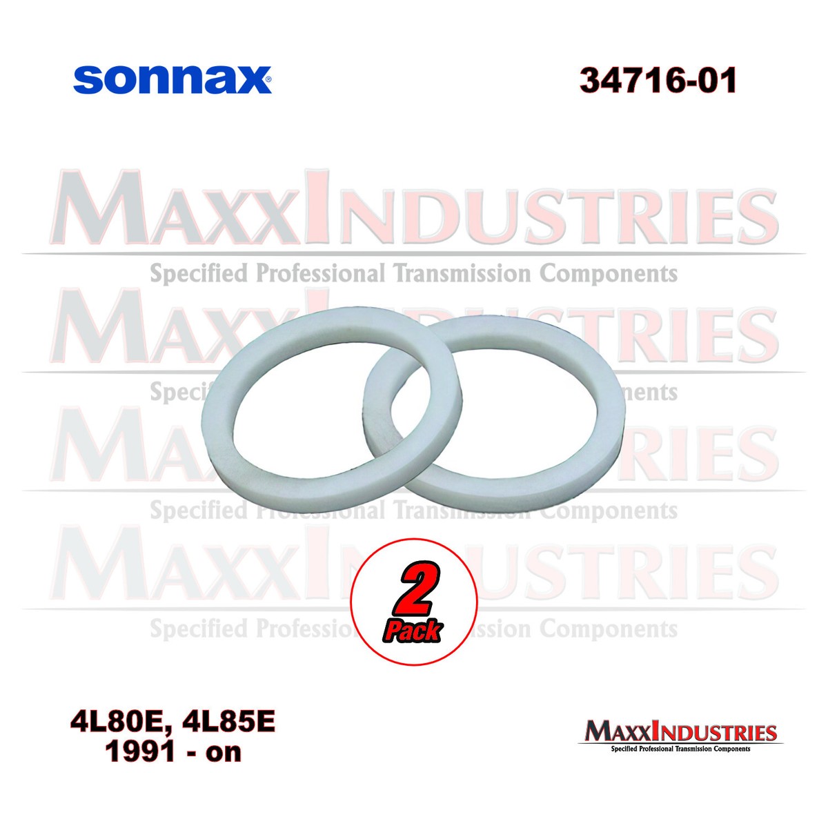 Sonnax 34716-01 Sealing rings input shaft oversized fits