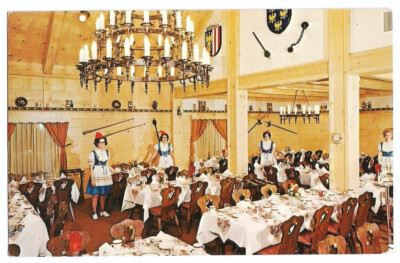 Frankenmuth MI Postcard Bavarian INN Banquet Room