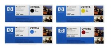 4 x Genuine HP Toner Color LaserJet 1500L 2500L / 121A C9700A C9701A -C9703A