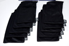 Lot of 10 Oakley Large Black Sunglasses Microfiber bags Pouch Dust cover
